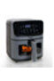 4.5L Air Fryer with 8 Preset Cooking Programs, Viewing Window, Timer and Temperature Control - 4