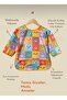 Long Sleeve Wearable Square Teddy Bears Liquid-Proof Activity and Feeding Bib 6-48 Months - 3