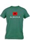 ALBANIA WITH FLAG