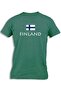 FINLAND WITH FLAG