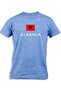 ALBANIA WITH FLAG