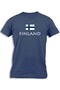 FINLAND WITH FLAG