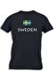 SWEDEN WITH FLAG FOR KIDS