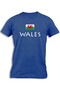 WALES WITH FLAG