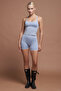 Laguna V Powder Blue Scrunch Recovery Sports Shorts - 8