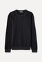 Men's Anthracite Jacquard Crew Neck Sweater