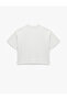 Short Sleeve Crew Neck Stone Detail T-Shirt - 4