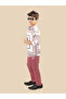 Printed Buttoned Shirt and Pant Set - 3