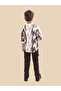 Printed Buttoned Shirt and Pant Set - 4