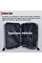Lightweight 2PCS SET (20/24 Inch) ABS Luggage Hard Shell Trolly with smooth spinner wheels - 3