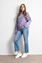 Lila Crew Neck Oversize Knit Sweater - 6