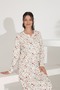 100% Cotton Long Sleeve Women's Dress 91226 - 4
