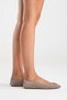Veonita Women's Genuine Leather Ballet Flats Mink Suede Color-Match Leather Lining - 3