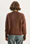 Damenpullover mit Knopfdetail an den Ärmeln, Basic-Strickpullover TK251107 60283668 - 6