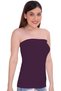 Women's/Girl's Strapless Stretchable Long Bandeau Tube Top Camisole, Pack of 2 - 6