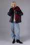 Puffy Soft Textured Fringed Women's Scarf Shawl - Winter Warm and Stylish Model 50Cmx210Cm - 7