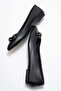 Veibola Women's Genuine Leather Ballet Flats Black Color-Match Leather Lining - 8