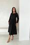 Women's Long Sleeve Back Detailed Basic Dress Dpk4311 - 4