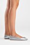 Aaron Women's Genuine Leather Ballet Flats Lamé Color-Match Leather Lining - 3