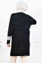 Striped Detailed Mercerized Tunic K5020 Black - 4