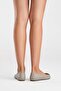 Aaron Women's Genuine Leather Ballet Flats Gray Color-Match Leather Lining - 4