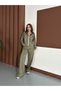 Green Stripe Detailed Hooded Oversize Tracksuit Set - 4