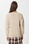 Soft Textured Buttoned Knitwear Cardigan Li̇y0004 Beige - 5