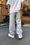 Adjustable Leg Basic Sweatpants Gray - 3