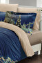 New Year's Duvet Cover Set 100% Natural Cotton Merry Christmas Double Starry Tree - 4