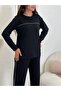 Biyeli̇ Modal Imported Fabric Lycra Comfortable Casual and Stylish Bottom - Top Set Tracksuit Set - 4