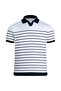 White Regular Fit Apache Collar Cotton T-Shirt