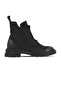 Marvelous Women's Genuine Leather Nubuck Zippered Boots with Front Panel Detail (4200)