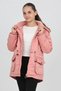 Girl's Hooded Fleece-Lined Warm Long Winter Comfortable-Stylish Coat - 2