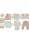 100% Cotton Rabbit Ears Embroidered 10 Piece Hospital Discharge Bodysuit Set (Boxed) - 2
