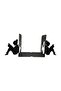 2Nd Team | |   Black | |   Woman Reading a Book | |   Book Holder Book Support Metal Bookend Decorative Book Support Desktop Bookshelf Organizer Shelf Book Rest Office Home Study Desk Book Stopper - 3