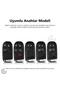 Fiat Compatible Egea, 500X, Jeep, Grand, Cherokee, Wrangler, Renegade, Compass, Chrysler Glossy Tpu Key Case Cover (Silver) - 2