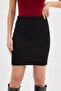 Women's Black Stamp Skirt - 3