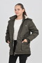 Girl's Winter Thick Fleece Lined Warm Long Parka Model Coat