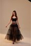 Black Tulle Skirt Prom Party Wedding Graduation Tulle Skirt - 5