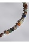 Mix Natural Stone Women's Necklace – 45 cm Handmade Colorful Energy Stone Jewelry - 2