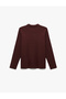 Long Sleeve Buttoned Polo Neck Knitwear Sweater - 4
