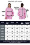 Valeria Women's 3 Thread Non-Shardon Cotton Oversize Crew Neck Sweatshirt-Pink Printed - 2