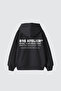 816 Atelier ®   Printed Oversize Unisex Smoked Hoodie - 3