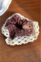 Plaid Lace Detailed Rubber Buckle