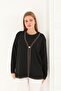 Knitwear Double Set Cardigan and Blouse
