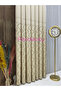 Bohemian Style Seyran Fringed Cream Panel Background Curtain 1X3 Frequent Pleats Suitable for Any Room - 7