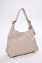 Women's Suede Strap Casual Shoulder Bag Mink