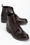 165-225 Brown Yanki Lace-Up Zippered Casual Women's Boots - 4
