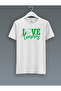 Love Tennis Green Logo T-Shirt