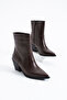 Sergio Women's Western Heeled Boots Brown - 4